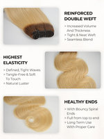 Lots de Cheveux Vierges Brésiliens Ondulés et Lisses 12-30 Pouces, Double Trame Faite à la Machine, Non Traités, Tissage Naturel, Vente en Gros pour Femmes