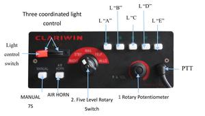 200 Watt 12v 24v sirène klaxon amplificateur avertissement d'urgence pour véhicule camions de pompiers sauvetage trafic patrouille véhicule - Product Image 4