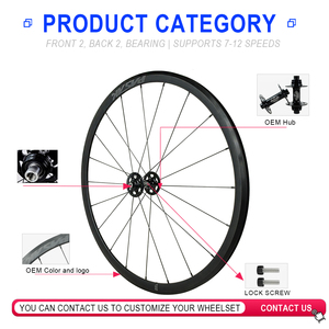 Jeu de roues de vélo en alliage d'aluminium 700C pour frein V, moyeux à roulements avant/arrière, <span class=keywords><strong>roue</strong></span> libre, vélo à pignon fixe à vitesse unique - Product Image 1