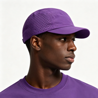 Cappellino da Baseball Unisex a Rapida Asciugatura con Perforazioni Laser, Traspirante, Visiera Corta, Protezione UV, per Corsa, Pesca, Campeggio