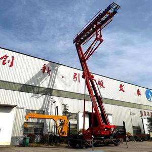 Plataforma Elevadora Aérea Montada en Camión de 18.5M con Grúa de 5 Toneladas, Plataforma Hidráulica para Colocación de Tejas - Product Image 4