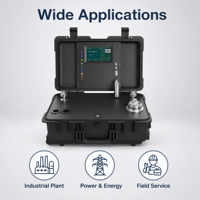 Équipement d'étalonnage de pression différentielle YH800FW 100 KPa, testeur d'étalonnage automatique portable haute précision 0,05 % FS