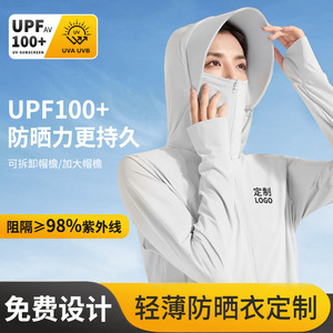 Sun Protection <b>Jacket</b> Women UPF50 Breathable <b>Lightweight</b> Outdoor <b>Running</b> Wear Custom Logo Printing - Product Image 1