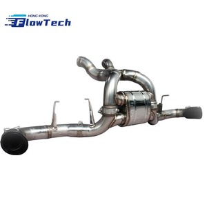 Échappement arrière haute performance en acier inoxydable pour McLaren 540/540C/570S/570GT 3.8 avec système de silencieux à soupapes - Product Image 3