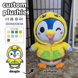 Fabricante <span class=keywords><strong>de</strong></span> Peluches Personalizados, Peluche <span class=keywords><strong>de</strong></span> Pingüino con Capucha, Altamente Realista, <span class=keywords><strong>Freddy</strong></span> <span class=keywords><strong>Fazbear</strong></span>, 5 Estrellas, Peluches Personalizados <span class=keywords><strong>de</strong></span> Personajes Solares - Product Image 1
