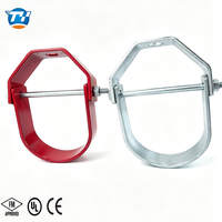 Support de tuyau à fourche pré-galvanisé à chaud en acier au carbone pour l'installation de conduites d'incendie dans les bâtiments commerciaux