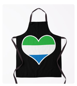 Delantal personalizado con la bandera <span class=keywords><strong>de</strong></span> Sierra Leona para hombres/mujeres, delantales vintage divertidos con estampado <span class=keywords><strong>de</strong></span> gran volumen ajustables para cocina - Product Image 3