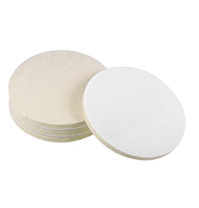 5英寸羊毛毡抛光垫、抛光轮抛光垫、随机轨道砂光机植绒钩环 - Product Image 1