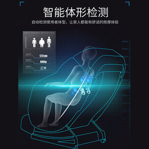 เก้าอี้นวดไฟฟ้า นวดทั่วร่างกาย 4D หุ่นยนต์นวดมือ ราง SL 61 ช่องลม ใช้ในบ้านและเชิงพาณิชย์ - Product Image 3
