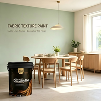 Peinture murale extérieure mate texturée à base d'eau Validea Acrylic, écologique, bicomposante, imperméable, effet grain de tissu, application au pinceau vénitien