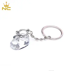 Crystal Baby Shoe Keychain Favors Bootie Baby Souvenirs Crystal For Shower Gifts