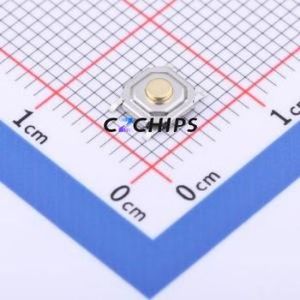 TC-0522C-1.7-260G Tactile Switch SMD-4P,5.2x5.2mm Switch Single Pole Single Throw Round Button 2.6N Vertical Mount - Product Image 1