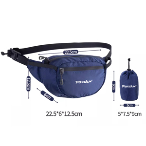 Sac banane léger et pliable en nylon pour course à pied en extérieur, sport et fitness, personnalisable - Product Image 2