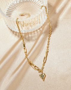 Donne personalizzate amore cuore gioielli collana di moda accessori donna gioielli collana di san valentino - Product Image 4
