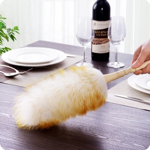 <span class=keywords><strong>Plumeau</strong></span> en laine longue de qualité supérieure, écologique, <span class=keywords><strong>lavable</strong></span>, pour la maison, le bureau, la voiture - Product Image 5