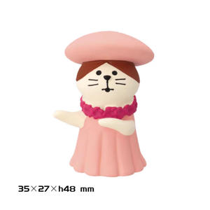 Ornements en résine ZAKKA, figurine chat japonais, boîte mystère crème glacée d'été, décoration créative et tendance, artisanat de poupée, ensemble de scène miniature - Product Image 5