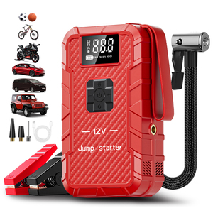 Xách Tay 4-Trong-1 Xe Nhảy Booster & Máy Bơm Không Khí 12V 8000MAh Mini Pin Nhảy Khởi Động Ngân Hàng Điện Xe Nhảy Khởi Động Với Lốp Inflator - Product Image 1