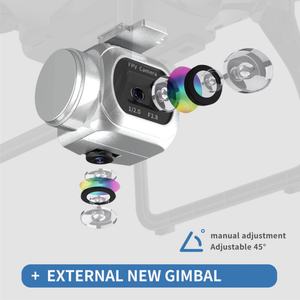 โดรน KY101 รุ่นใหม่ กล้องถ่ายภาพส่งสัญญาณ WIFI โดรน FPV พร้อมระบบควบคุมความสูงด้วยแรงดันอากาศ เครื่องบินสี่แกน สำหรับเด็กเล่น - Product Image 4