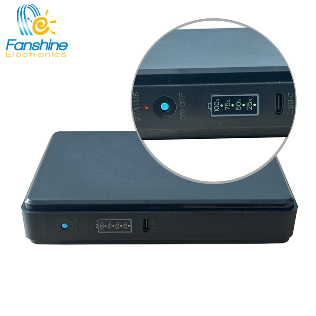 Fanshine Hot Sell Mini UPS Power Supply Mini UPS for Wifi Router 18W 25W 5V/9V/12V/15V/24V Mini UPS With POE