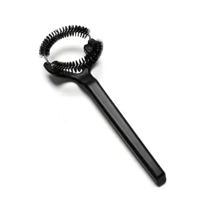 TDF 51/58mm Espresso Coffee Machine Cleaning Brush Nylon Coffee Brush Replaceable Head Coffee Maker Cafe Grinder Cleaner