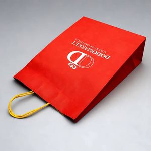 Bolsa de Papel Kraft Marrón para Comida Rápida, con Asas, para Llevar, con Logotipo Personalizado, para Hamburguesas y Sándwiches - Product Image 3