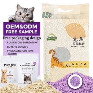 Kendini temizleme çöp kutuları için çok kedi dostu ile nazik Tofu kedi kumu koku kontrolü Tofu kedi kumu - Product Image 1