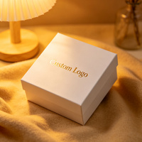 Boîte à couvercle et base rigides pour emballage cadeau commercial, finition de surface personnalisée, boîte en papier