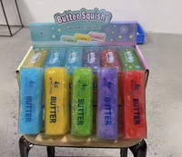 Stik Mentega Vaseline Lintas Batas Bahan TPR Blok Bangunan Lembut dan Kenyal Mainan Adonan Tepung Es Krim Kotak Hadiah Natal No