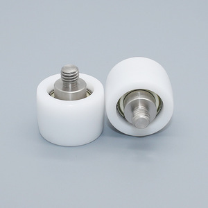 Rodillos de Nylon de Doble Rodamiento 6900Z Suministrados por el Fabricante, Poleas y Tornillos Resistentes al Desgaste con Recubrimiento de POM, Rodillos de Plástico con Rodamientos - Product Image 3