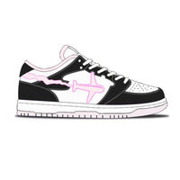 Chaussures personnalisées avec logo, chaussures décontractées pour hommes, chaussures de skate noires, chaussures de sport tendance de marque privée pour hommes, baskets pour hommes