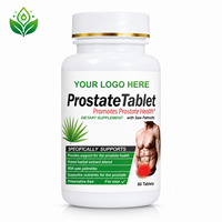 Erkekler İçin Prostat Sağlığı Tabletleri, Saw Palmetto Bitkisel Takviye Edici Gıda ile, 60 Adet