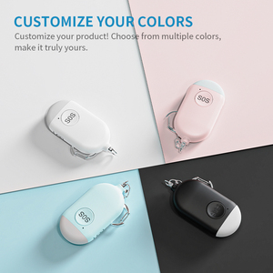 Notfall 130db Selbstverteidigungsalarm Schlüsselanhänger Sicherheitsalarm Schutz Schlüsselanhänger LED Persönlicher Sicherheitsalarm für Damen - Product Image 4