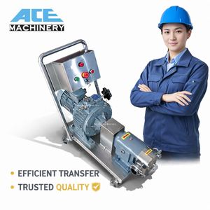 Pompe rotative à lobes haute pression pour milieux à haute viscosité, sirop, purée de tomate, pompe rotative à lobes de qualité alimentaire - Product Image 6