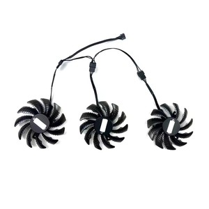 NOUVEAU Ventilateur de refroidissement 75mm 4pin T128010SU PLD08010S12HH pour GIGABYTE <span class=keywords><strong>AORUS</strong></span> GTX 1080 1080Ti 1070Ti <span class=keywords><strong>1060</strong></span> Ventilateurs de carte vidéo de jeu - Product Image 2