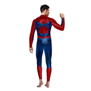 Costume Cosplay da Supereroe per Feste di Halloween Spider-Man Tuta Intera in Poliestere con Stampa Digitale Body da Uomo per TV e Film - Product Image 2