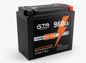 แบตเตอรี่มอเตอร์ไซค์ลิเธียม 12V 18Ah 1080CA ใช้ได้กับมอเตอร์ไซค์ทุกประเภท สตาร์ทได้ด้วยคลิกเดียวหลังโหมดพักเครื่อง - Product Image 6