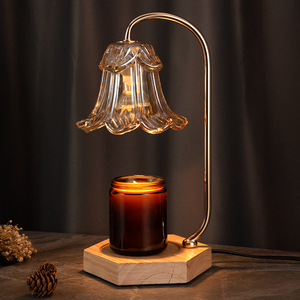 Modern Black Flower Crystal Dome Linen Shade <b>Table</b> Lamp with Flexible Neck <b>LED</b> Warm <b>Light</b> CRI 80 for Bedroom Decorative Use - Product Image 1