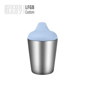 Tasse en acier inoxydable en silicone de logo et de marque personnalisés en gros pour enfant - Product Image 4