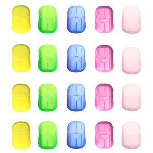 Mini savon rouleau de papier voyage en plein air savon jetable luxe voyage papier savon - Product Image 5