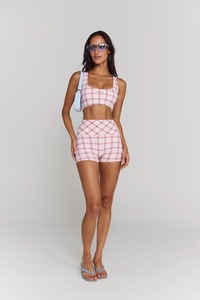 Conjunto Deportivo de Yoga con Espalda Cruzada, Ultra Suave, de Compresión, con Escote Cuadrado, Hecho con 80% Nylon Reciclado y 20% Spandex - Product Image 4