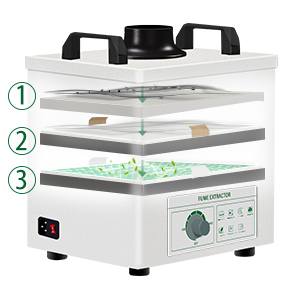 Table HEPA 100W Mini purificateur d'air extracteur <span class=keywords><strong>de</strong></span> <span class=keywords><strong>fumée</strong></span> <span class=keywords><strong>de</strong></span> <span class=keywords><strong>soudure</strong></span> absorbeur <span class=keywords><strong>de</strong></span> <span class=keywords><strong>fumée</strong></span> collecteur <span class=keywords><strong>de</strong></span> poussière d'ongles équipement <span class=keywords><strong>de</strong></span> beauté <span class=keywords><strong>aspirateur</strong></span> d'ongles - Product Image 4