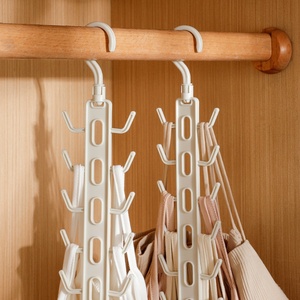 Perchas de Plástico de 8 Orificios con Gancho, Personalizables con Logotipo/Color, Perchas Organizadoras de Ropa Resistentes y Ahorradoras de Espacio para Habitación, Hogar y Tienda - Product Image 6