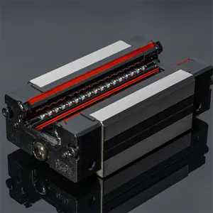محمل إرشادي خطي عالي الأداء يعمل بالتحكم العددي بواسطة الحاسوب من سلسلة HG مكعب انزلاقي بإرشاد خطي منخفض الضوضاء HGH25 مم للمحرّك الخطي