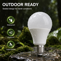Lámpara de Cultivo LED de Espectro Completo ZhonNa E27, Resistente al Agua, con Aislamiento Térmico Tipo Invernadero, para Flores
