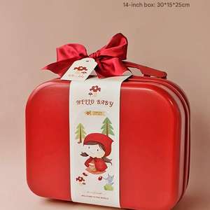 Caja de regalo para bebé Conjunto de <span class=keywords><strong>ropa</strong></span> de falda de <span class=keywords><strong>Navidad</strong></span> Conjunto de regalo para bebé recién nacido - Product Image 3