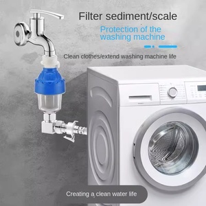 Filtro <span class=keywords><strong>de</strong></span> <span class=keywords><strong>Agua</strong></span> Doméstico <span class=keywords><strong>de</strong></span> Acero Inoxidable para <span class=keywords><strong>Calentador</strong></span> <span class=keywords><strong>de</strong></span> <span class=keywords><strong>Agua</strong></span> y Lavadora, Pre-Filtro para Grifo, Inhibidor <span class=keywords><strong>de</strong></span> Incrustaciones, Sin Elemento Filtrante ZT2738 - Product Image 1