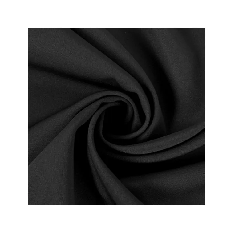 75D 4 Cách Căng Softshell Polyester Vải Polyester Lycra Spandex Vải Dệt Đồng Bằng Nhuộm Spandex Vải 115gsm 230T