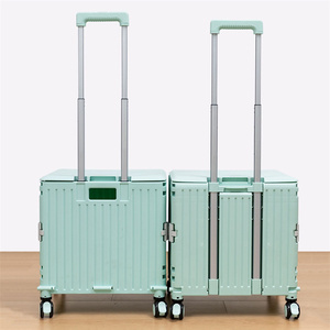 Chariot de supermarché pliable en <span class=keywords><strong>plastique</strong></span> à grandes roues avec couvercle suspendu pour le <span class=keywords><strong>camping</strong></span> - Product Image 5