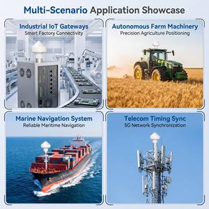 <span class=keywords><strong>Antenne</strong></span> GNSS à gain élevé 30dBi GPS 1575.42MHz BeiDou 1561MHz Glonass Actif IP67 Mushroom SMA pour applications marines, agricoles et de base - Product Image 6