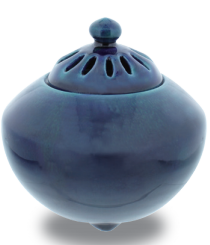 Quemador de Incienso de Cerámica Nippon Kodo (Diseño Kikumon Pequeño, Vajilla de Kioto Kiyomizu-yaki) Hecho a Mano, Incienso Japonés para Todas las Estaciones - Product Image 5